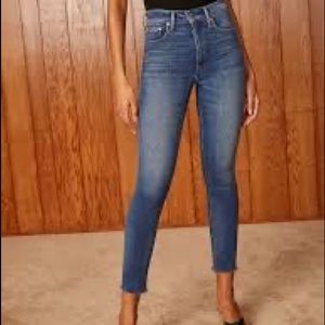 Aritzia Denim Forum Lola High Rise Skinny Crop